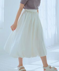 Feroux / フェルゥ ミニ・ひざ丈スカート | チュールレイヤード バルーンスカート