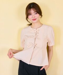 Feroux / フェルゥ シャツ・ブラウス | リボンブラウス ジャケット