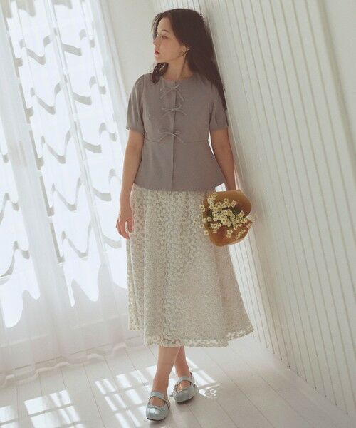 Feroux / フェルゥ シャツ・ブラウス | リボンブラウス ジャケット | 詳細15