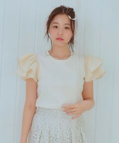 Feroux / フェルゥ カットソー | フリル袖  Tシャツ