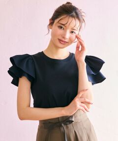 Feroux / フェルゥ カットソー | フリル袖  Tシャツ