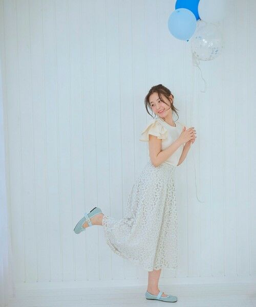 Feroux / フェルゥ カットソー | フリル袖  Tシャツ | 詳細1