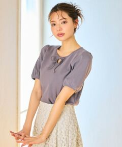 Feroux / フェルゥ カットソー | リボンアクセント Ｔシャツ