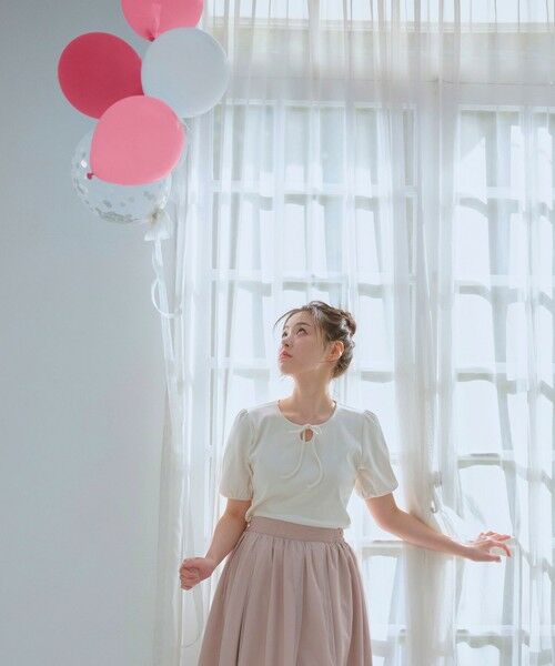 Feroux / フェルゥ カットソー | リボンアクセント Ｔシャツ | 詳細2