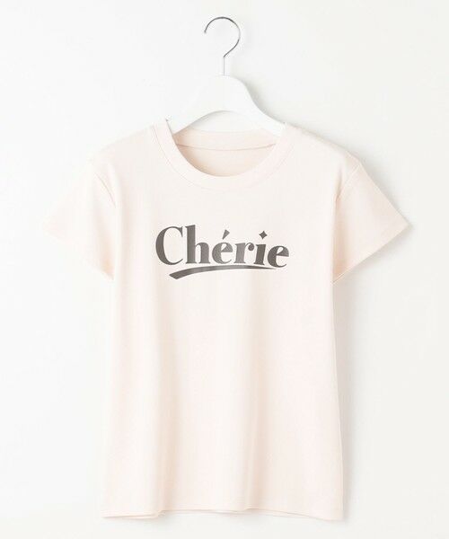 Feroux / フェルゥ カットソー | レタードプリントコンパクト Tシャツ | 詳細3