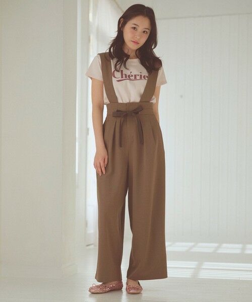 Feroux / フェルゥ カットソー | レタードプリントコンパクト Tシャツ | 詳細4