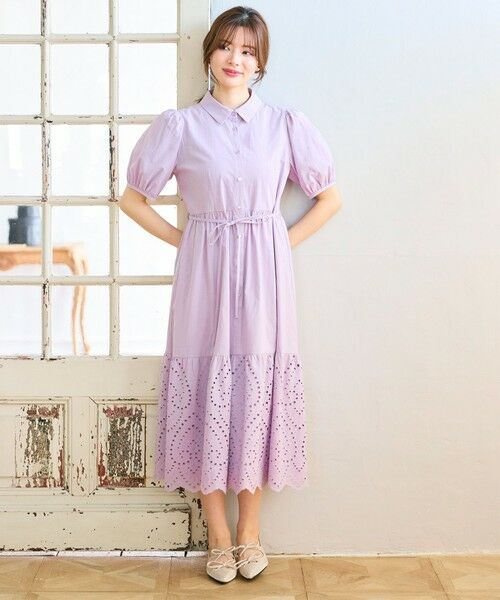 Feroux / フェルゥ ロング・マキシ丈ワンピース | 刺繍入りシャツ ワンピース | 詳細14