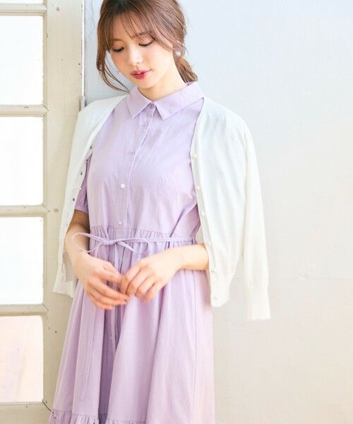 Feroux / フェルゥ ロング・マキシ丈ワンピース | 刺繍入りシャツ ワンピース | 詳細16