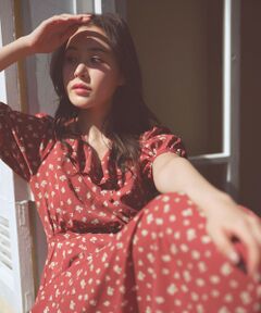 Feroux / フェルゥ ロング・マキシ丈ワンピース | カシュクールデザイン 小花プリントワンピース