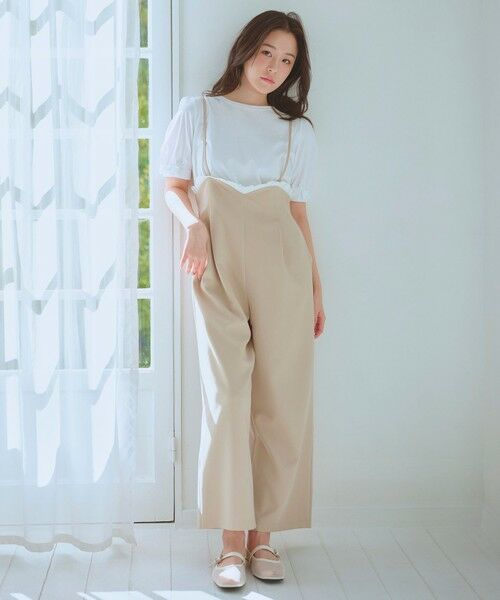 Feroux / フェルゥ サロペット・オールインワン | フリルデザイン・サス付きパンツ | 詳細5