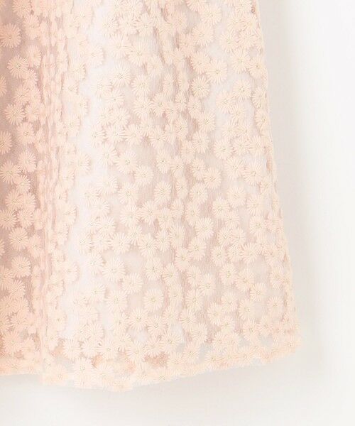 Feroux / フェルゥ ミニ・ひざ丈スカート | フラワー刺繍 フレアスカート | 詳細11