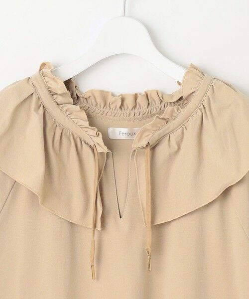 Feroux / フェルゥ シャツ・ブラウス | ラッシュガード ケープギャザー ブラウス | 詳細4