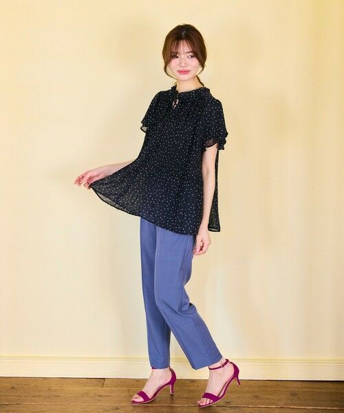 Feroux / フェルゥ シャツ・ブラウス | 【2WAY】シフォンジョーゼットプリーツ ブラウス | 詳細2