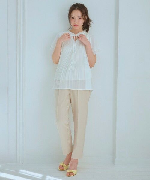 Feroux / フェルゥ シャツ・ブラウス | 【2WAY】シフォンジョーゼットプリーツ ブラウス | 詳細7