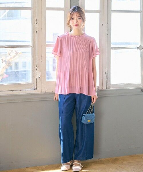 Feroux / フェルゥ シャツ・ブラウス | 【2WAY】シフォンジョーゼットプリーツ ブラウス | 詳細13