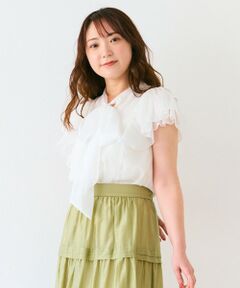 Feroux / フェルゥ シャツ・ブラウス | リボンタイフリルブラウス