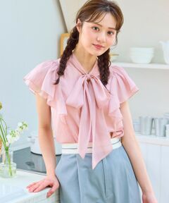 Feroux / フェルゥ シャツ・ブラウス | リボンタイフリルブラウス