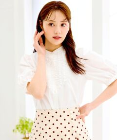 Feroux / フェルゥ シャツ・ブラウス | フリルディテール パフスリーブ ブラウス