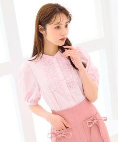 Feroux / フェルゥ シャツ・ブラウス | フリルディテール パフスリーブ ブラウス