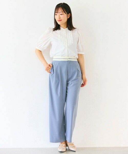 Feroux / フェルゥ シャツ・ブラウス | フリルディテール パフスリーブ ブラウス | 詳細4