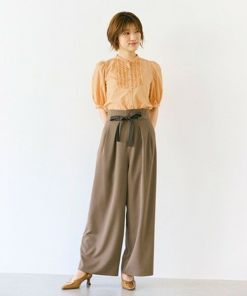 Feroux / フェルゥ シャツ・ブラウス | フリルディテール パフスリーブ ブラウス | 詳細10