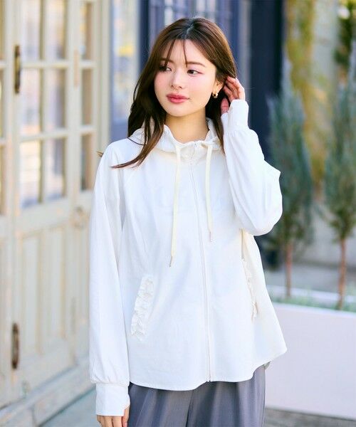 Feroux / フェルゥ パーカー | 【追加生産決定！ 】ラッシュガードフリル パーカー | 詳細13