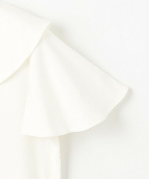 Feroux / フェルゥ カットソー | 【洗える・汗ジミが目立たない】ラッフル襟Tシャツ | 詳細6