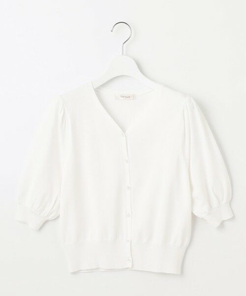 Feroux / フェルゥ カーディガン・ボレロ | ハーフスリーブ カーディガン | 詳細3