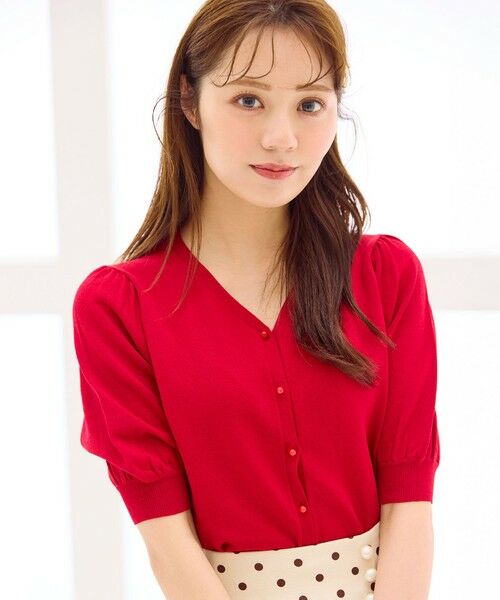 Feroux / フェルゥ カーディガン・ボレロ | ハーフスリーブ カーディガン | 詳細9