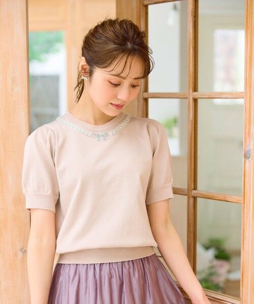 Feroux / フェルゥ ニット・セーター | ビジューネックレスニット | 詳細6