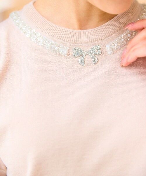 Feroux / フェルゥ ニット・セーター | ビジューネックレスニット | 詳細7