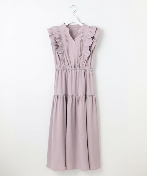 Feroux / フェルゥ ロング・マキシ丈ワンピース | ショルダーフリルティアード ワンピース | 詳細4