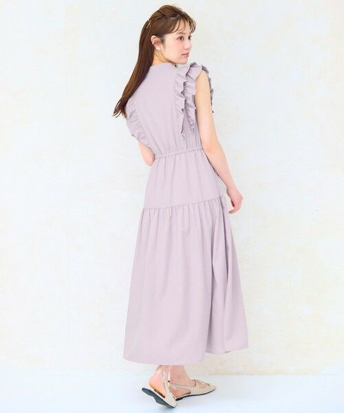 Feroux / フェルゥ ロング・マキシ丈ワンピース | ショルダーフリルティアード ワンピース | 詳細2