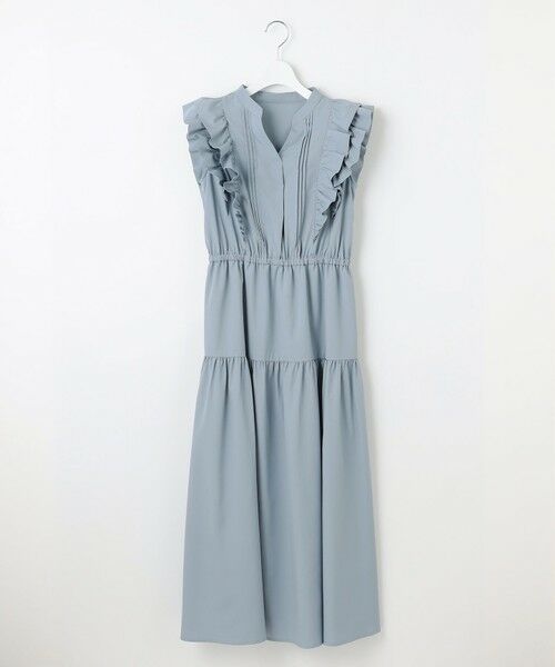 Feroux / フェルゥ ロング・マキシ丈ワンピース | ショルダーフリルティアード ワンピース | 詳細14