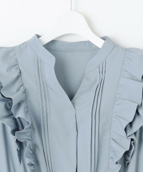 Feroux / フェルゥ ロング・マキシ丈ワンピース | ショルダーフリルティアード ワンピース | 詳細9