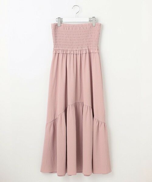 Feroux / フェルゥ ロング・マキシ丈ワンピース | シャーリングデザイン 3WAYキャミドレス | 詳細6