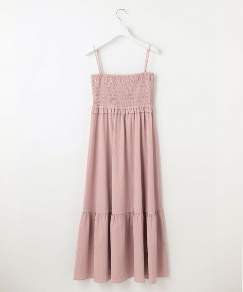 Feroux / フェルゥ ロング・マキシ丈ワンピース | シャーリングデザイン 3WAYキャミドレス | 詳細12