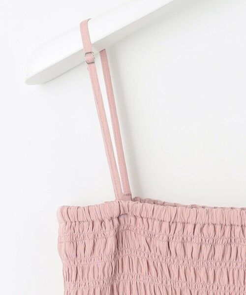 Feroux / フェルゥ ロング・マキシ丈ワンピース | シャーリングデザイン 3WAYキャミドレス | 詳細13