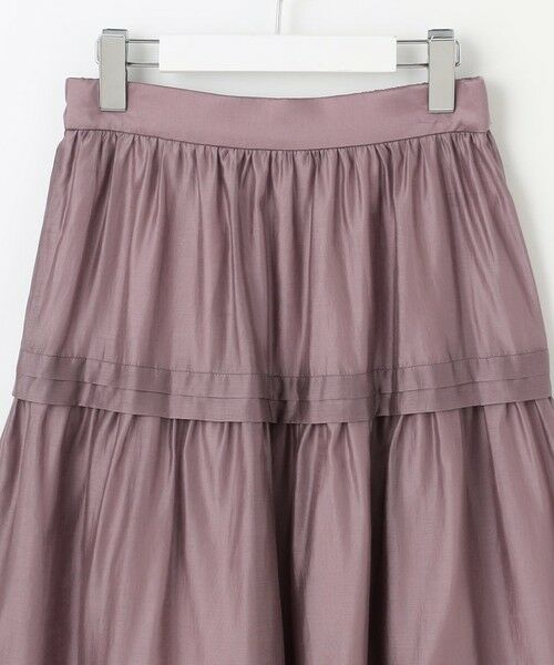 Feroux / フェルゥ ミニ・ひざ丈スカート | 【洗える】タックデザインティアードスカート | 詳細4