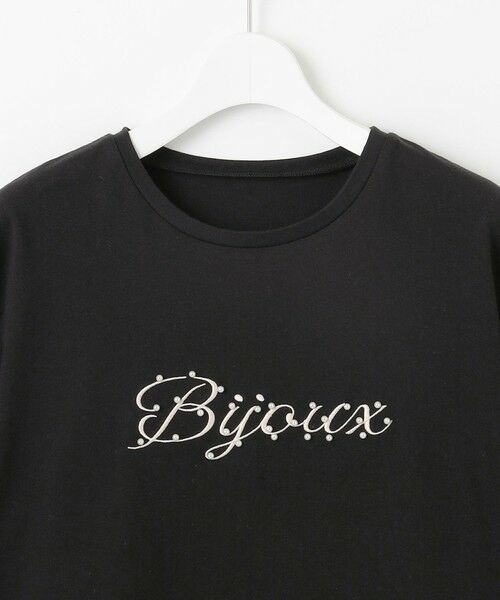 Feroux / フェルゥ カットソー | 【洗える】Bijou刺繍Tシャツ | 詳細4