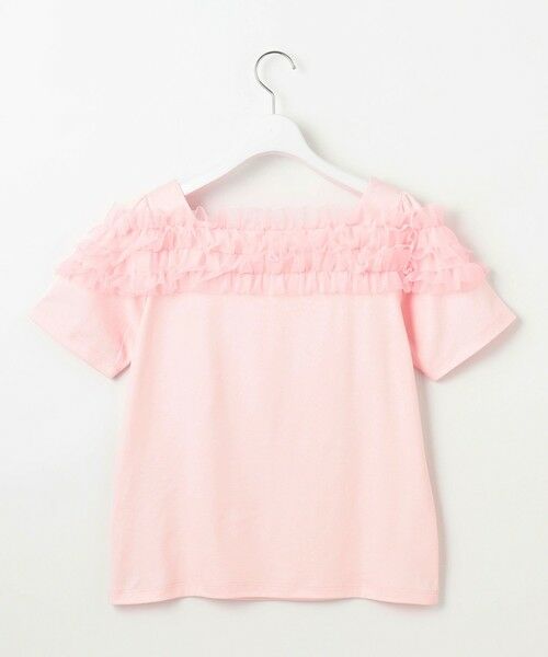 Feroux / フェルゥ カットソー | 【洗える・汗ジミが目立たない】デコルテチュール カットソー | 詳細7