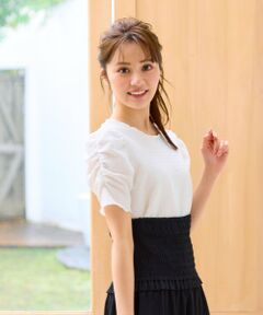 Feroux / フェルゥ カットソー | 【洗える】レーシージャガード カットソー