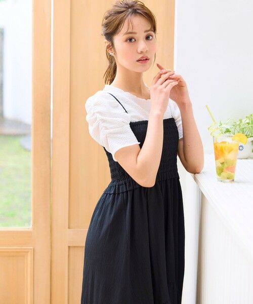 Feroux / フェルゥ カットソー | 【洗える】レーシージャガード カットソー | 詳細1