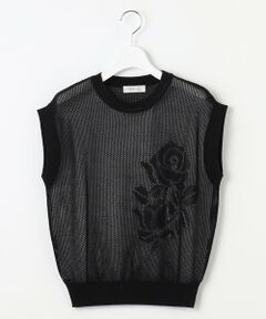 Feroux / フェルゥ ニット・セーター | 【洗える】透かし編みニットトップス