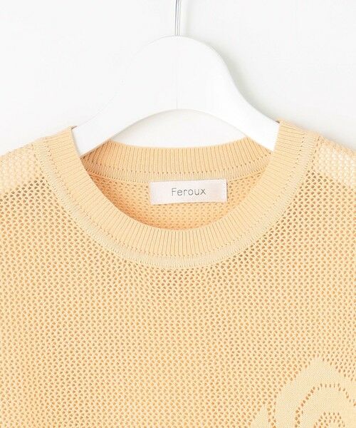 Feroux / フェルゥ ニット・セーター | 【洗える】透かし編みニットトップス | 詳細5