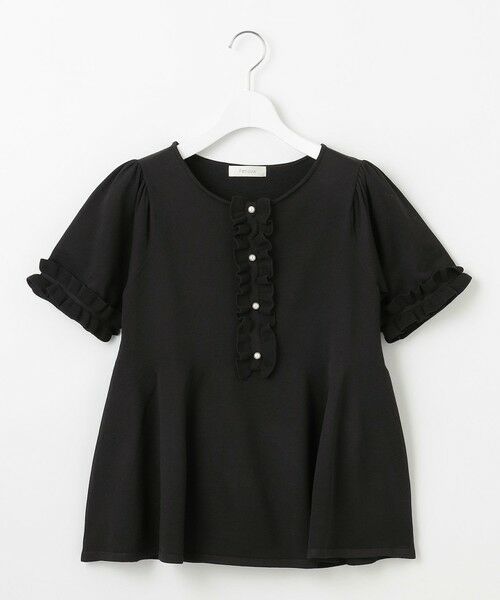 Feroux / フェルゥ ニット・セーター | 【洗える】フリルデザインペプラムニットトップス | 詳細10