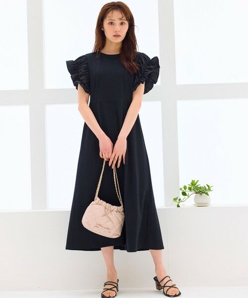 Feroux / フェルゥ ロング・マキシ丈ワンピース | 【洗える】ドレスシルエット カットソー ワンピース | 詳細1