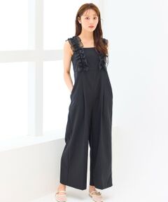 Feroux / フェルゥ サロペット・オールインワン | 【洗える】フリルショルダー サロペット