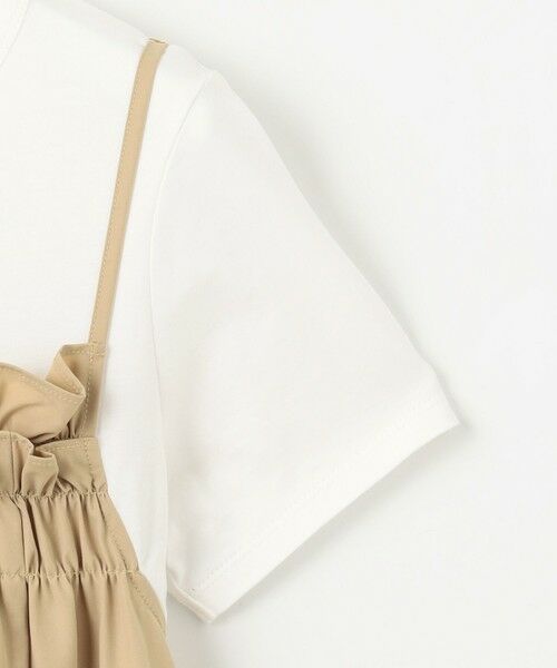 Feroux / フェルゥ ロング・マキシ丈ワンピース | 【洗える】レイヤード風 ギャザーワンピース | 詳細14