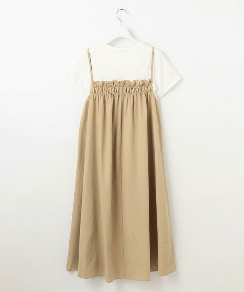 Feroux / フェルゥ ロング・マキシ丈ワンピース | 【洗える】レイヤード風 ギャザーワンピース | 詳細18